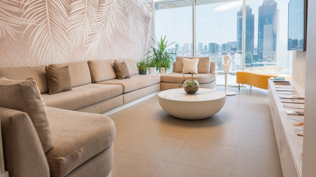 Estenik Ankara - clinic waiting lounge